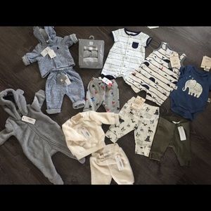 New Gap And Gymboree boys newborn and premie clot